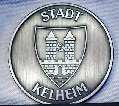 Die Bürgermedaille in Silber der Stadt Kelheim für Bürger die sich für das Allgemeinwohl verdient gemacht haben (Foto: br-medienagentur)