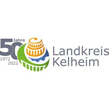 Landkreislogo 50 Jahre (Grafik. Landratsamt Kelheim)
