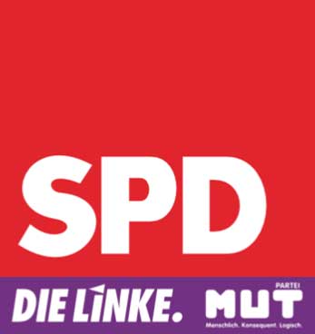 Logo Ausschussgemeinschaft SPD Linke Mut (Grafik: SPD-Linke-Mut)
