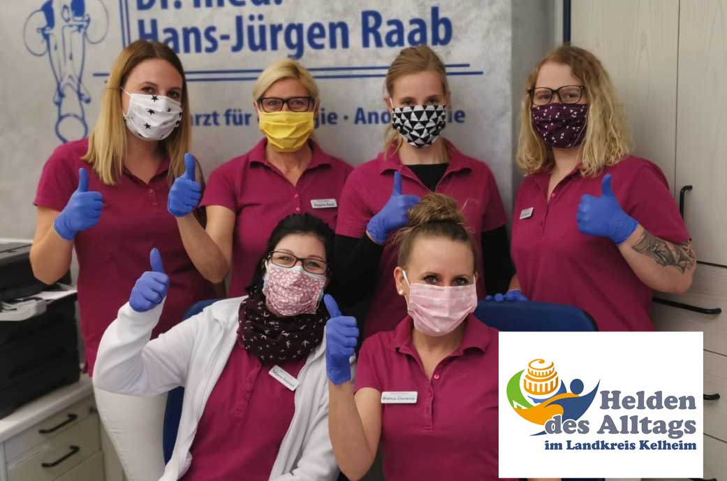 Die Urologische Praxis Dr. Raab und sein Team in Abensberg wurden zu Helden des Alltags ernannt (Foto: Urologische Praxis Dr. Raab)