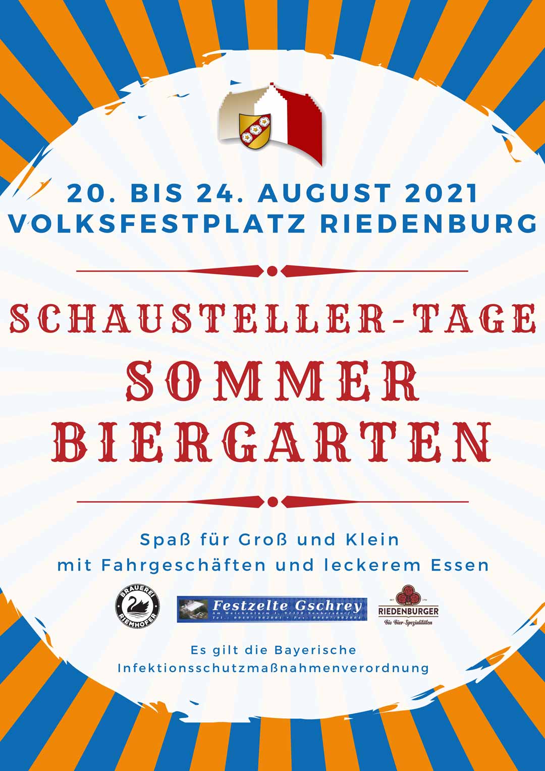 Sommerbiergarten Plakat 2021 (Grafik: Stadt Riedenburg)