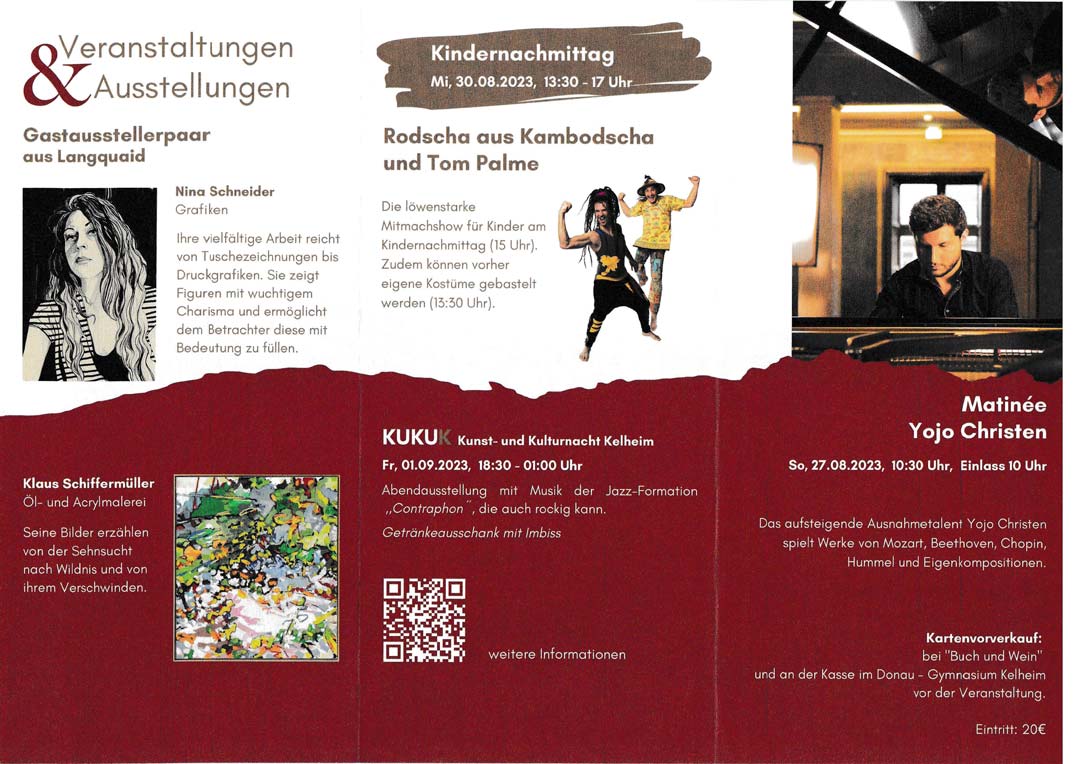 Flyer zum Rahmenprogramm (Foto: br-medienagentur)