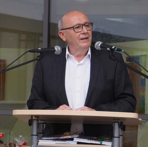 Landrat Martin Neumeyer bei seiner Eröffnungsansprache (Foto: br-medienagentur)