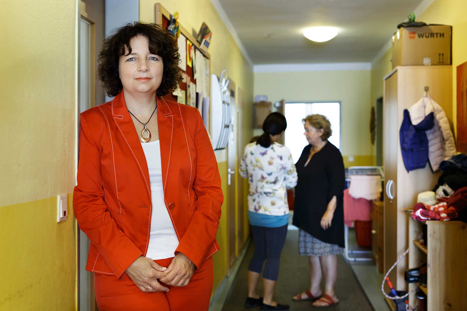 SPD-Landtagsabgeordnete Ruth Müller bei einem Besuch in einem Frauenhaus (Foto: SPD-Niederbayern)
