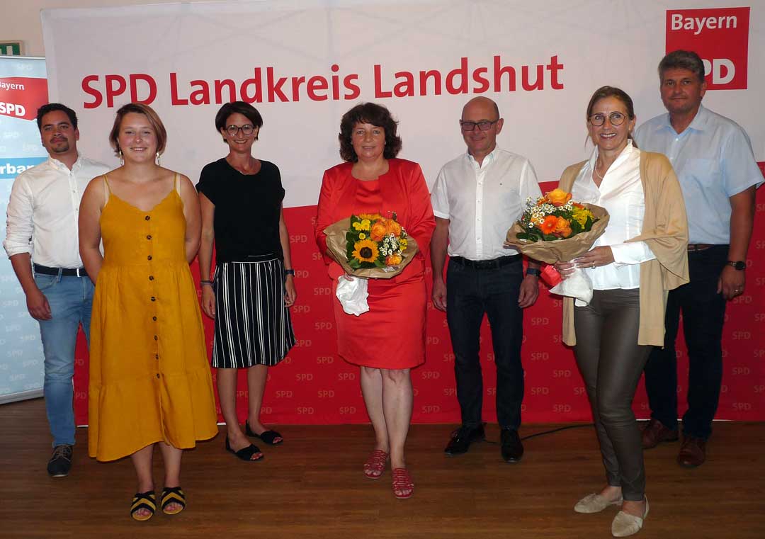 Der Kreisvorstand der SPD-Landkreis Landshut (Foto: SPD-Landkreis Landshut)