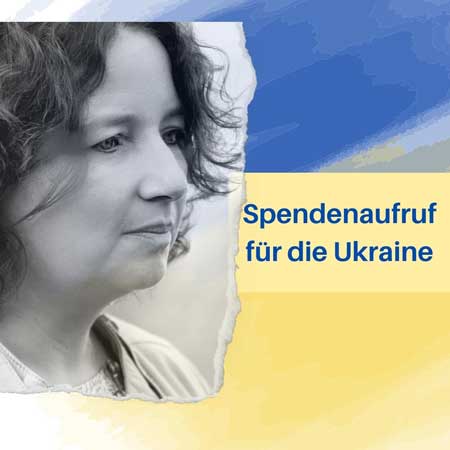 SPD-Landtagsabgeordnete Ruth Müller ruft gemeinsam mit dem Münchner Stadtrat und Künstler Roland Hefter zu Sach- und Geldspenden für die Ukraine auf (Foto: SPD-Niederbayern)