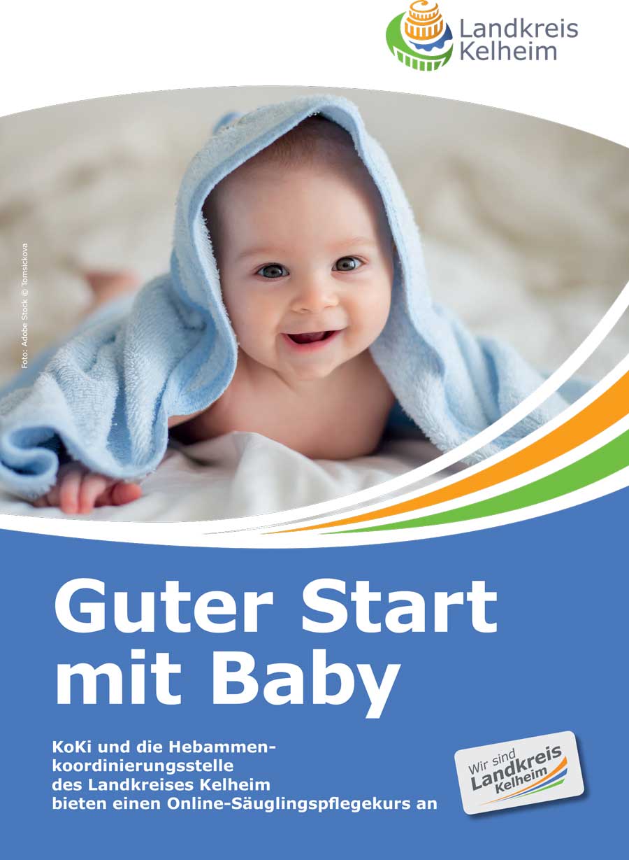 Flyer Guter Start mit Baby 1 (Foto/Grafik: Landratsamt Kelheim)