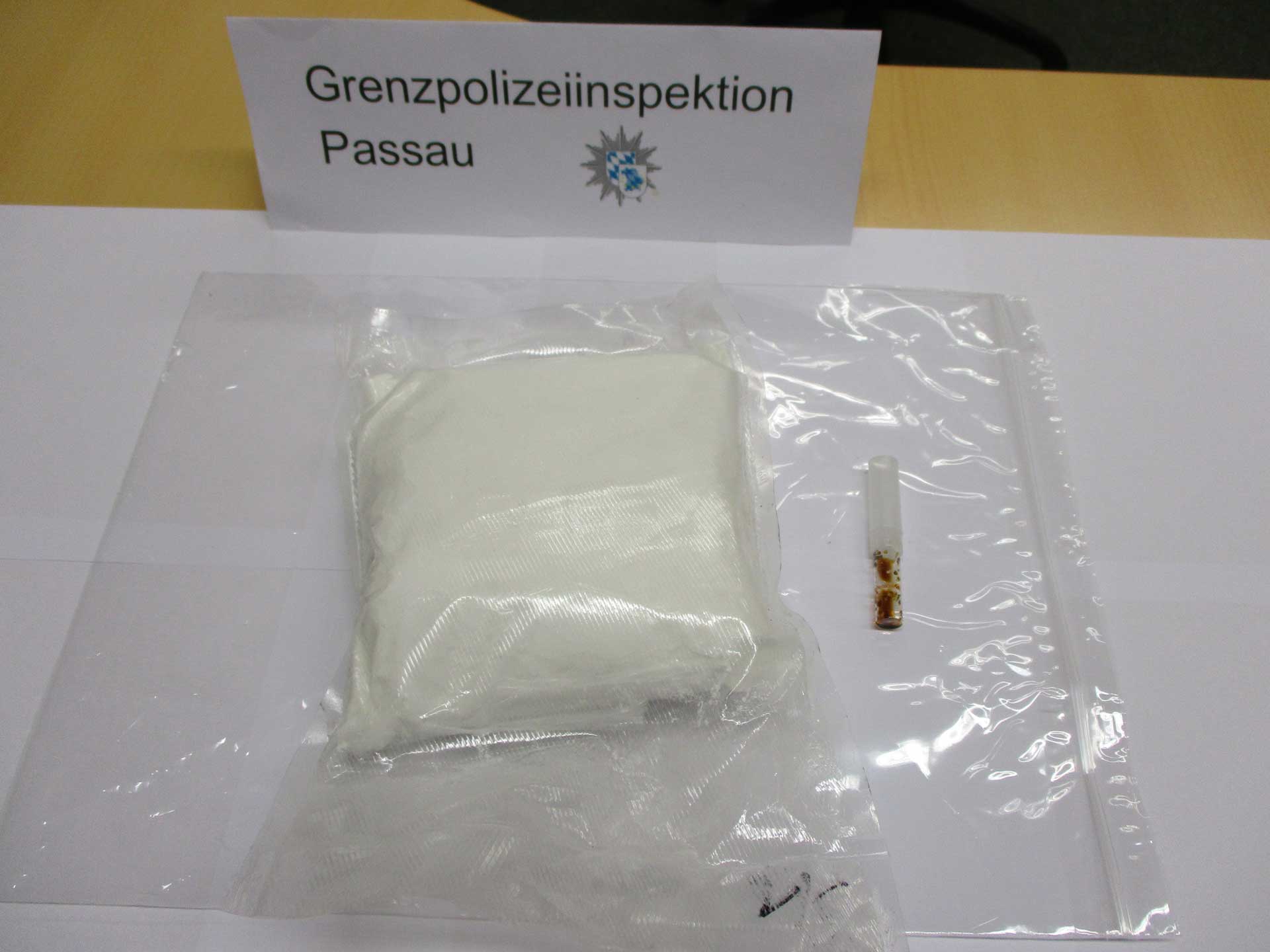 Die sichergestellten Drogen (Foto: Grenzpolizeiinspektion Passau)