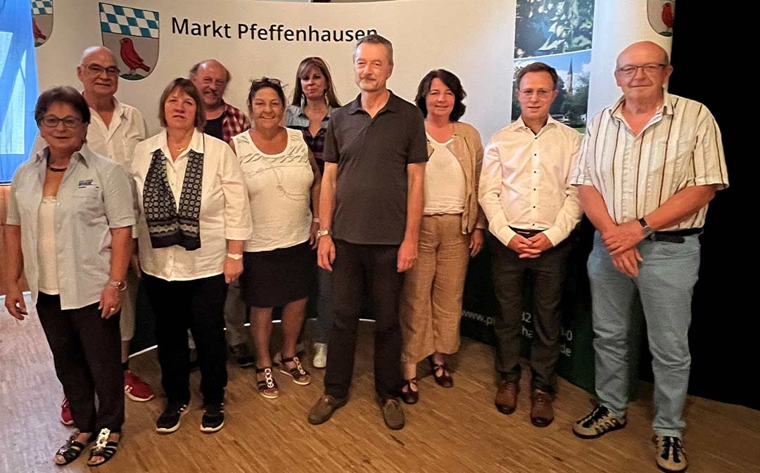 Die Vorstandschaft des VDK Pfeffenhausen (Foto: Christa Seidl)