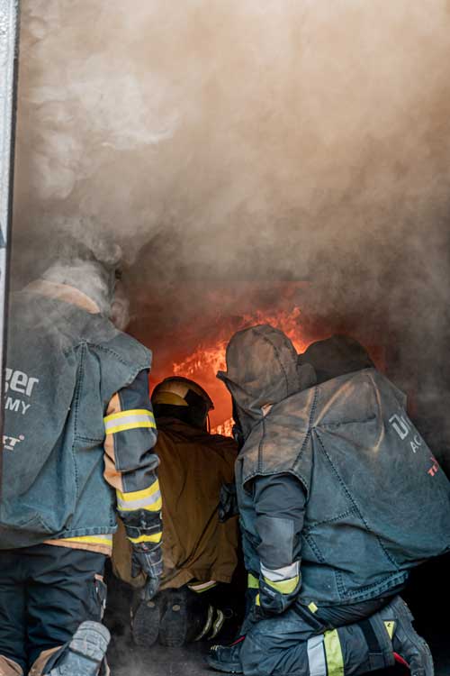 In der vergangenen Woche befand sich ein Brandübungscontainer auf der Freizeitinsel in Bad Abbach. (Foto: Philipp Reil/FFW Bad Abbach)