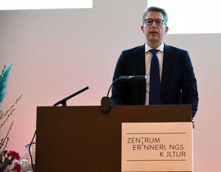 Markus Blume, MdL, Staatsminister für Wissenschaft und Kunst. (Foto:© Universität Regensburg/Julia Dragan)
