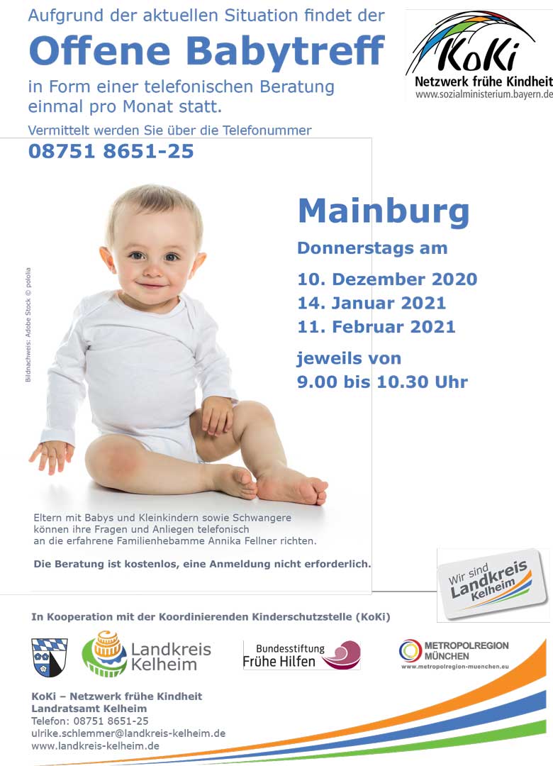 Babytreff Mainburg (Foto/Grafik: Landratsamt Kelheim)