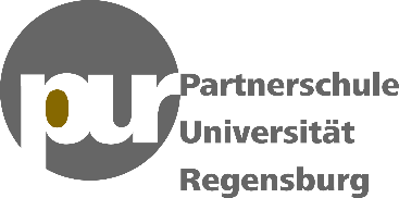 Logo der Partnerschaft Schulen und Universität Regensburg (Grafik: Universität Regensburg)