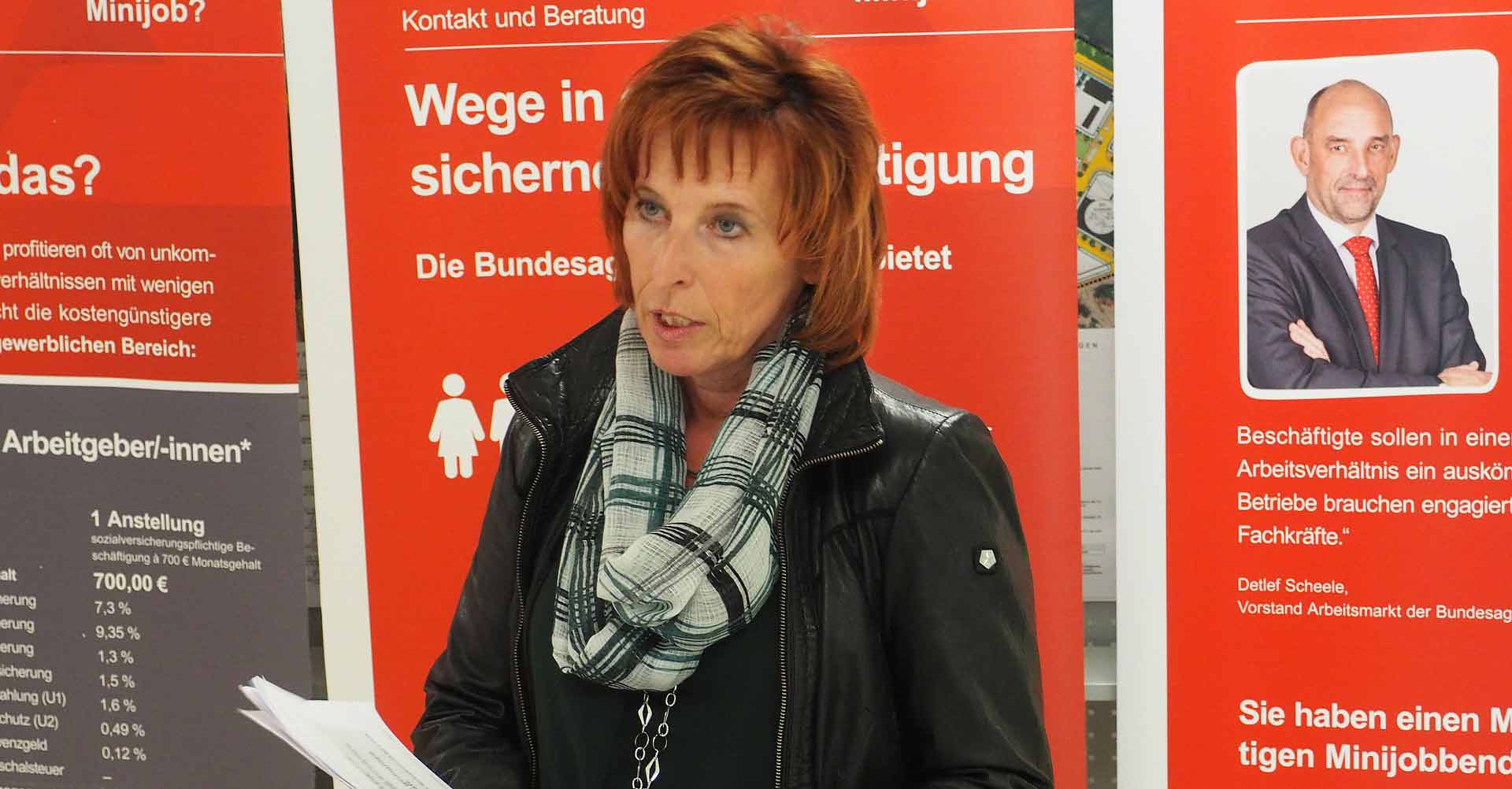 Die Beauftragte des Job-Centers Landkreis Kelheim, Karin Weißenberger (Foto: br-medienagentur)