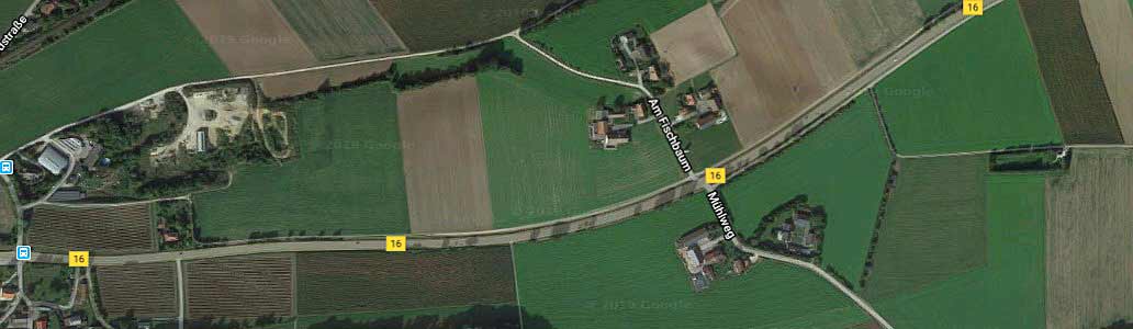 B 16 bei Alkofen nach Bad Abbach Lengfeld (Foto: Google-Maps)