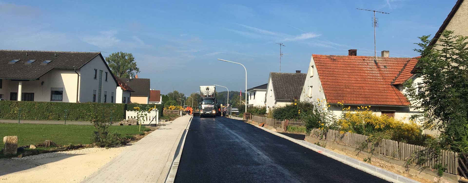 Die Ortsdurchfahrt Großmuß ist ab 23.09.2020 ab 18 Uhr wieder für den Verkehr freigegeben (Foto: Landratsamt Kelheim)