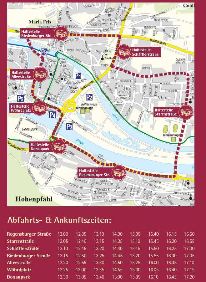 Shuttlebus Verkaufsoffener Sonntag Kelheim 2021 (Grafik: Stadt Kelheim)