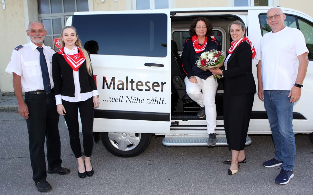 Ruth Müller, MdL (Bildmitte) setzt sich seit vielen Jahren für den Kinderhospizdienst des Malteser Hilfsdienstes ein (Foto: Malteser Hilfsdienst)